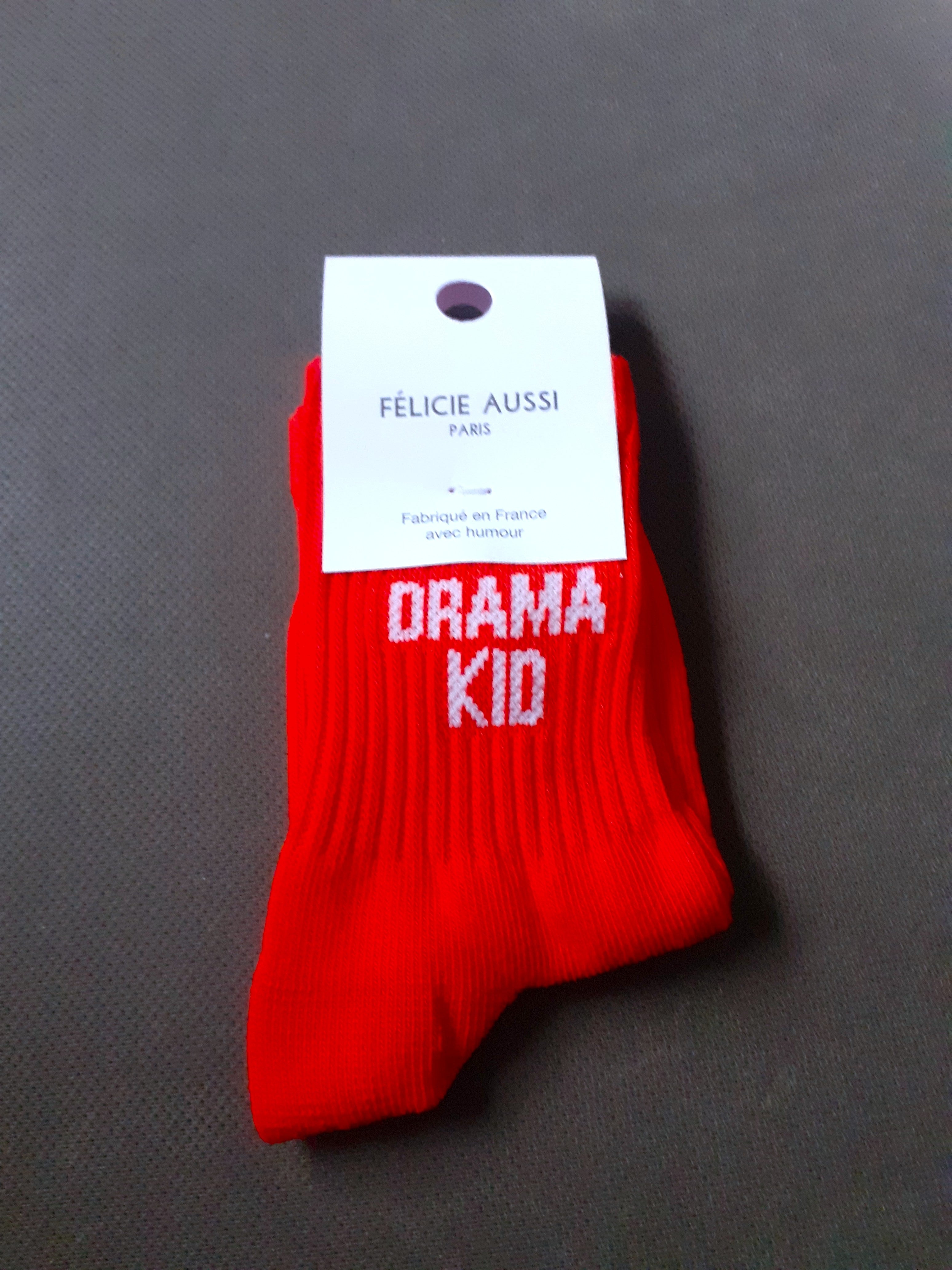 Kids Socks - DRAMA KID - red (3 sizes)