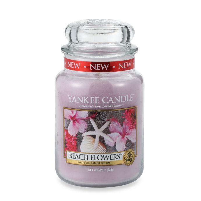Yankee Candle Beach Flowers 623g - Large Jar
