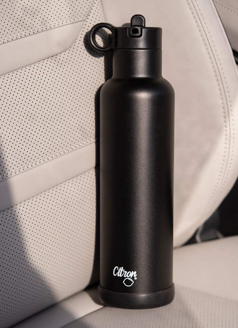 Citron - Bouteille isotherme 750ml - Black (2 bouchons)