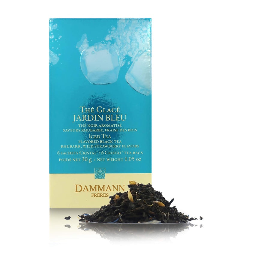 Dammann Frères - Thé noir Jardin Bleu - 6 sachets (pour thé glacé) (DDM 02/2026)
