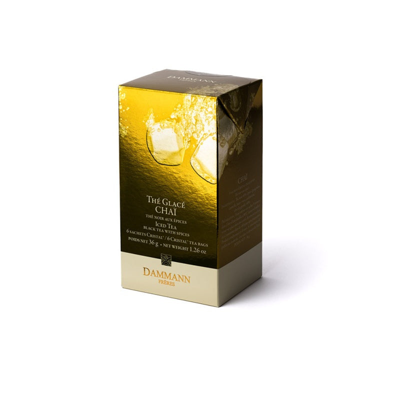 Dammann Frères - Thé noir Chaï - 6 sachets (pour thé glacé)
