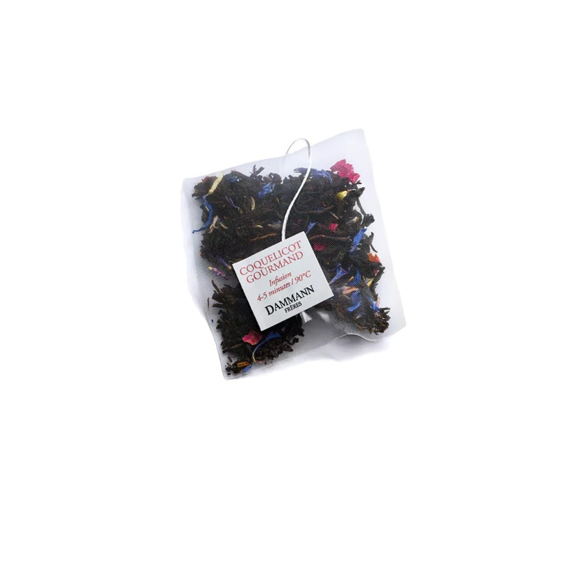 Dammann Frères - Thé noir Coquelicot Gourmand - 25 sachets