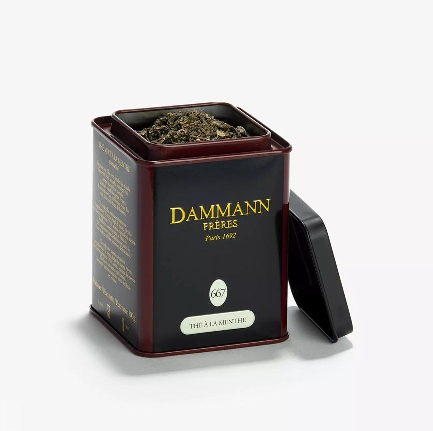 Dammann Frères - Thé vert à la menthe - boîte vrac 100gr
