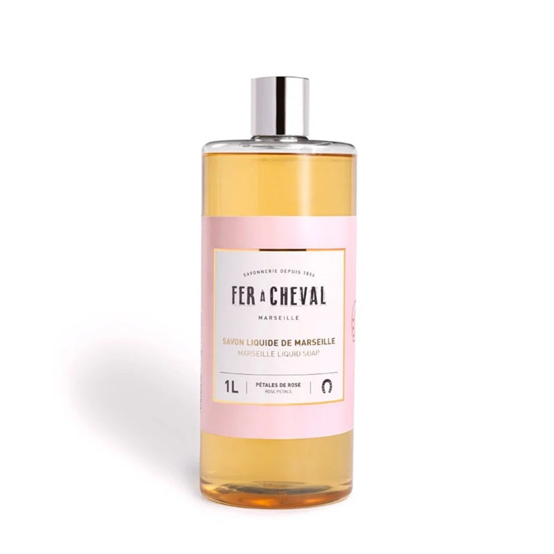 Fer à Cheval savon liquide pétales de rose 1 litre