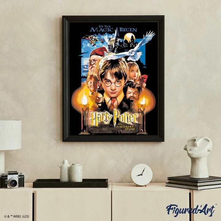 Harry Potter peinture par numéros Affiche Ecole des Sorciers 1