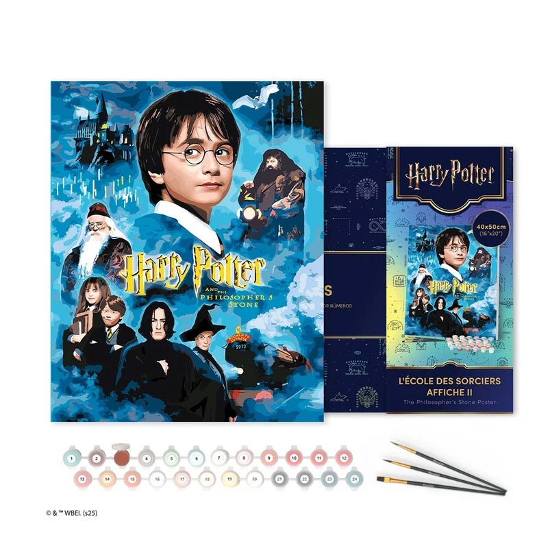 Harry Potter peinture par numéros Affiche Ecole des Sorciers