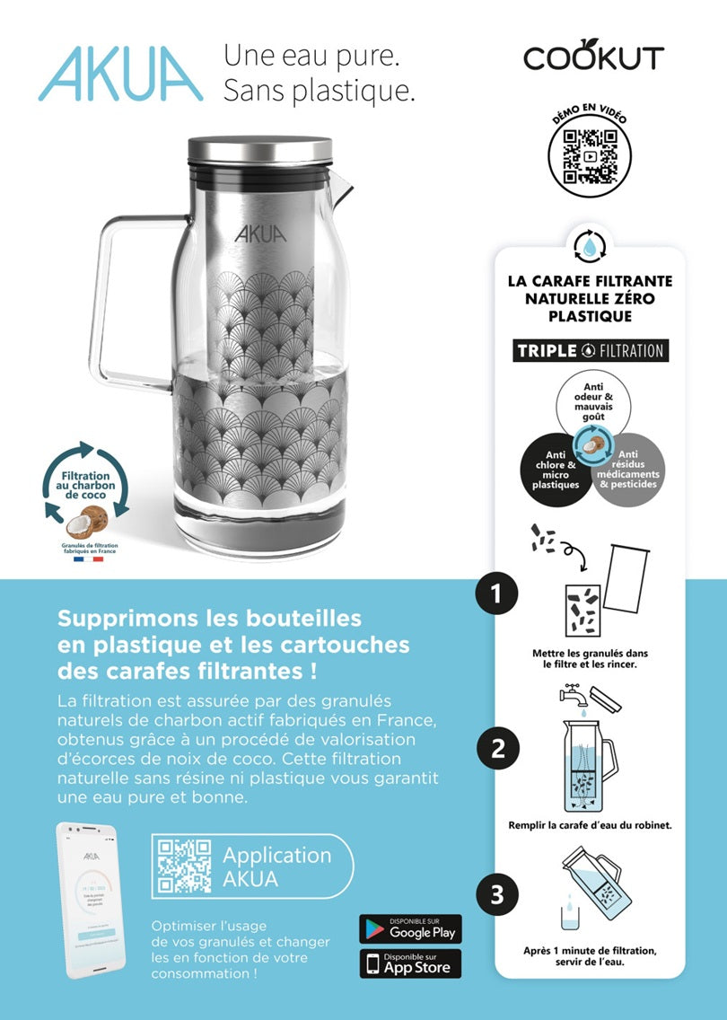 Cookut - Carafe Filtrante Akua