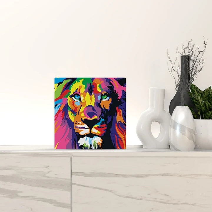 Peinture par numéros Lion Pop