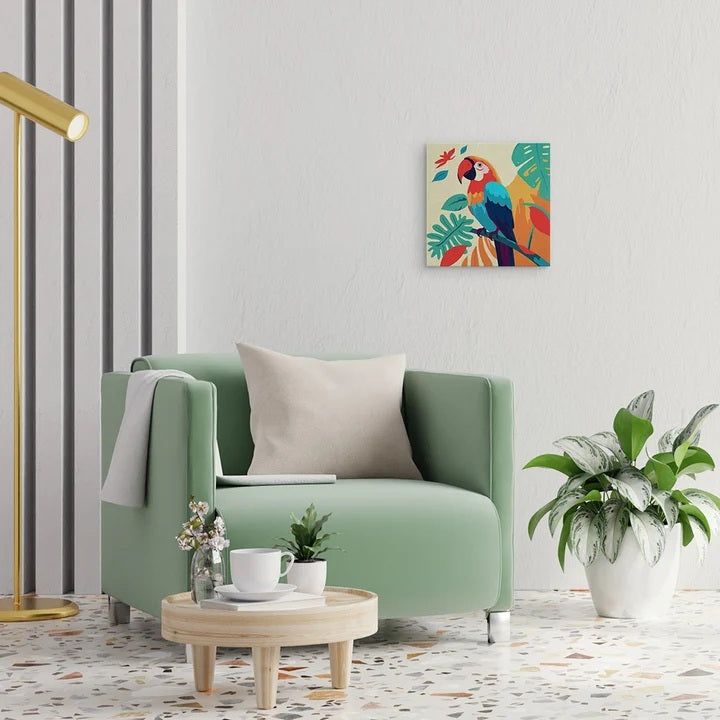 Peinture par numéros Perroquet Tropical