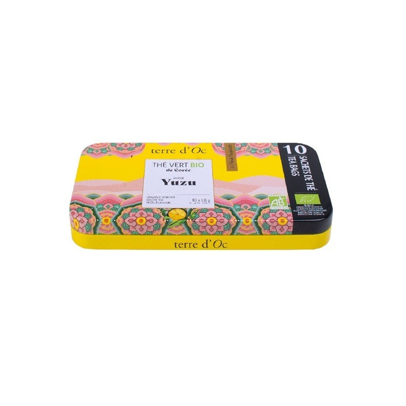 Terre d'Oc thé vert bio yuzu boîte nomade