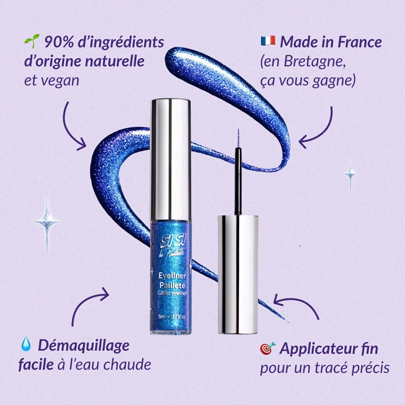 Si Si La Paillette Eyeliner Bleu 
