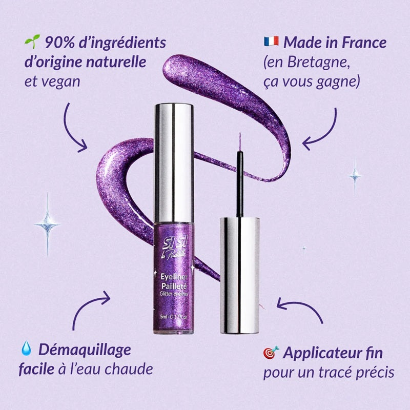 Si Si La Paillette Eyeliner Violet