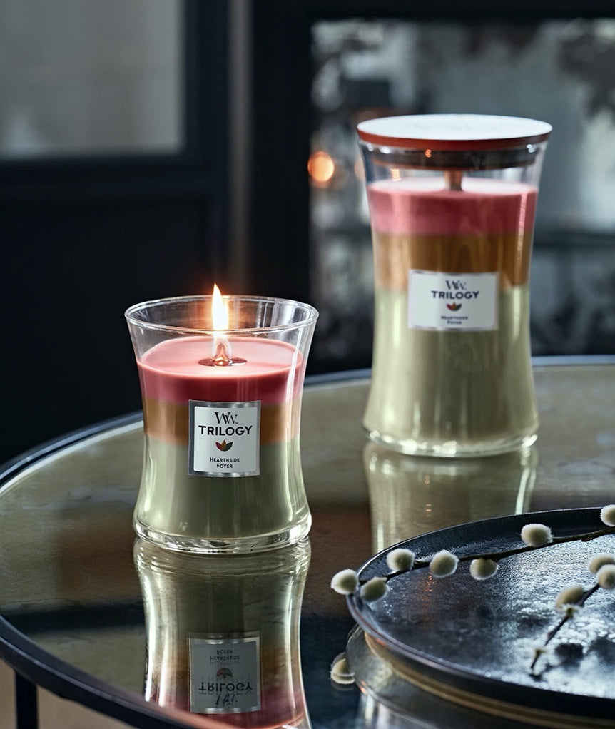 Woodwick Medium Trilogy Hearthside (Foyer) 275gr