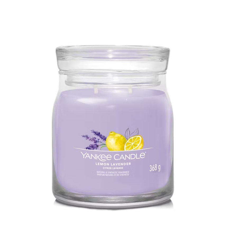 Yankee Candle Lemon Lavender 368g - Medium 2-Wick Signature