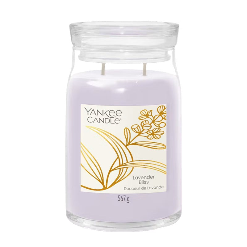 Yankee Candle Lavender Bliss 567gr - Large Signature à 2 mèches