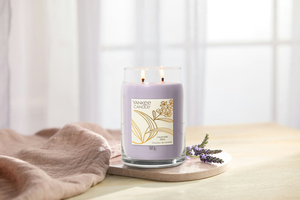 Yankee Candle Lavender Bliss 567gr - Large Signature à 2 mèches