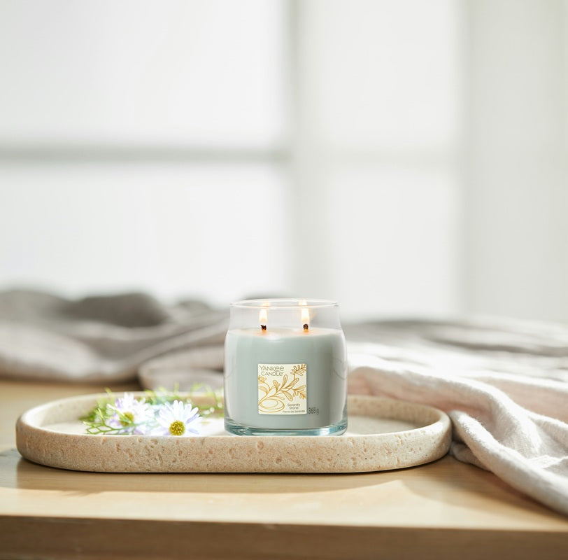 Yankee Candle Serenity Stone 368gr - Medium Signature à 2 mèches