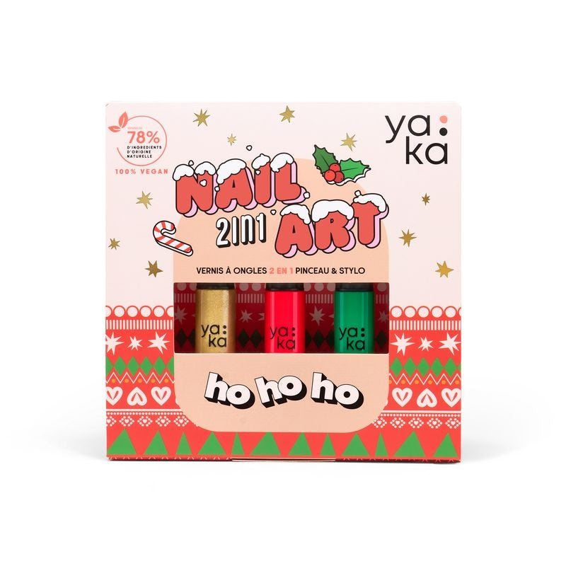 YAKA - Coffret 3 vernis - Ho Ho Ho