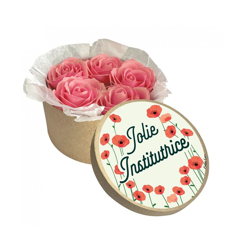 Boîte ronde GM - Jolie Institutrice