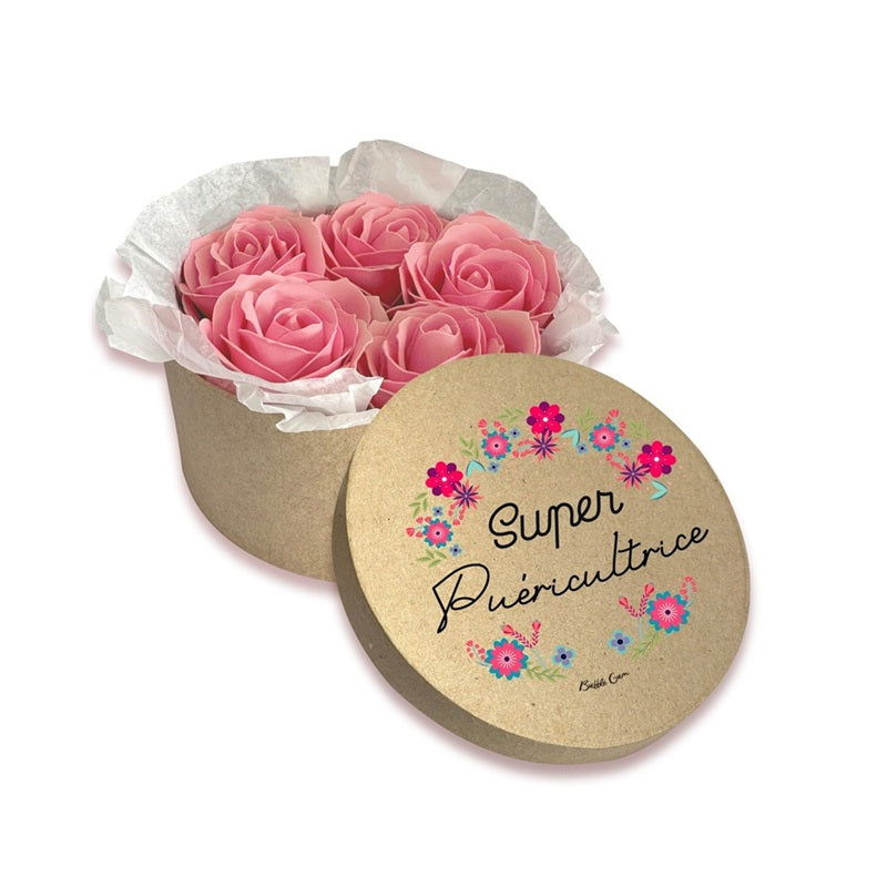 Boîte ronde GM - Super Puéricultrice