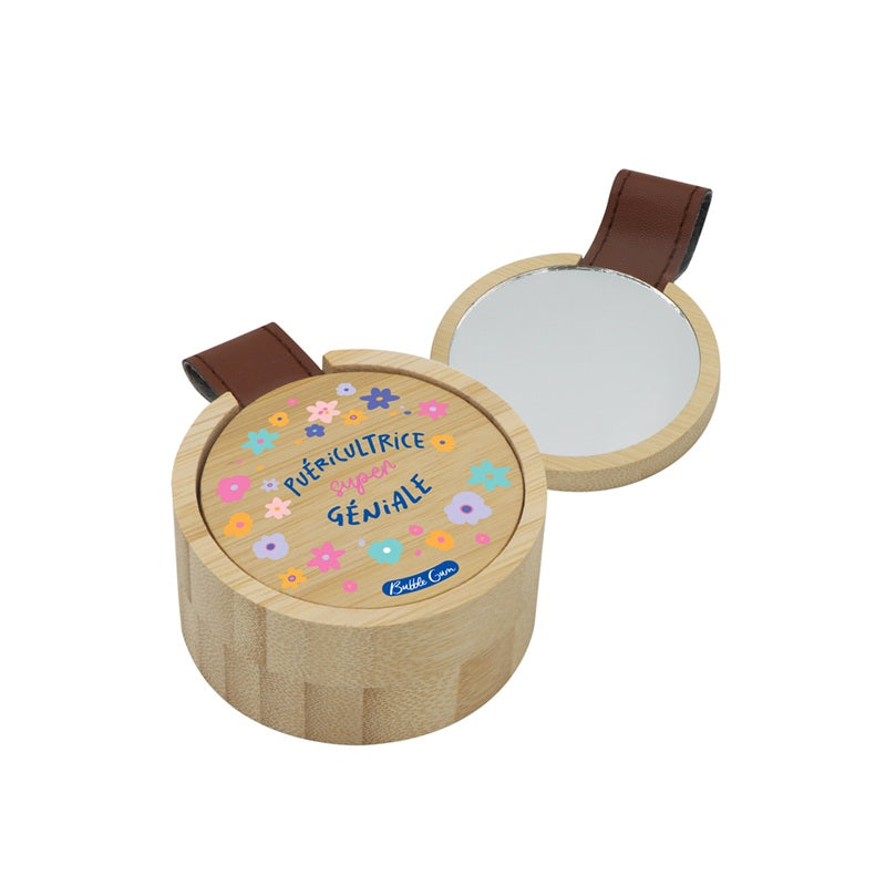 Boîte à bijoux en bois PM - Puéricultrice super géniale