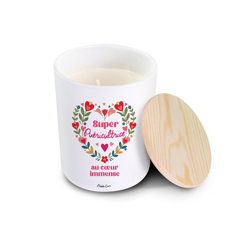 Bougie 140gr - Super Puéricultrice au cœur immense
