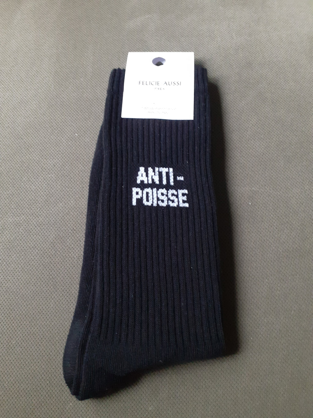Chaussettes - ANTI-POISSE - noir 40/45