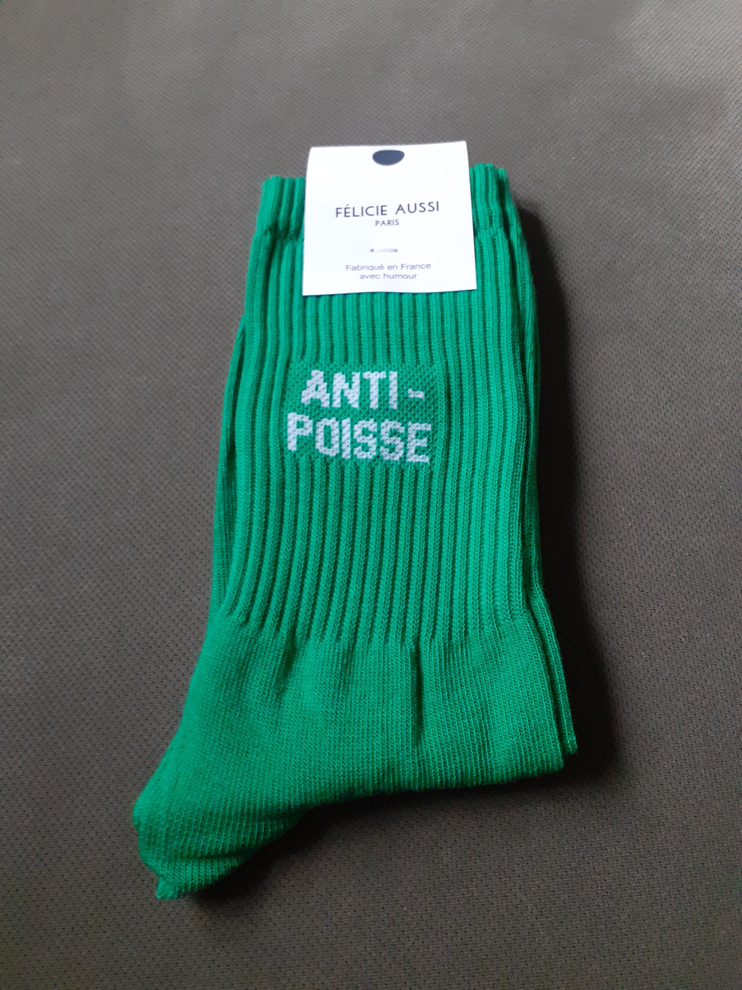 Chaussettes - Anti-Poisse - vert 36/40