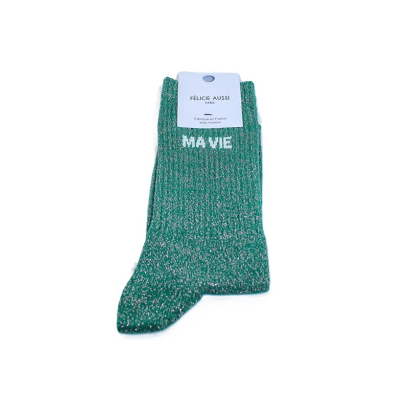 Félicie Aussi chaussettes à paillettes a vie 36-40