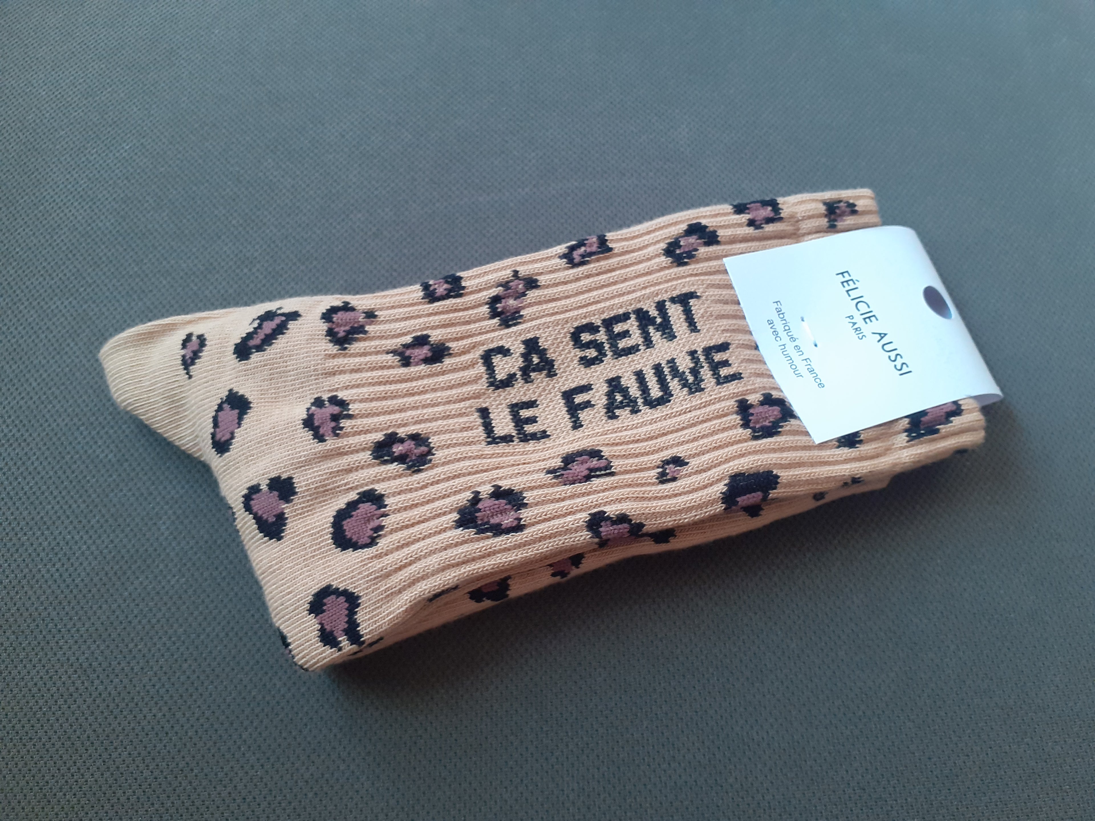 Chaussettes - Ça sent le Fauve - léopard 36/40