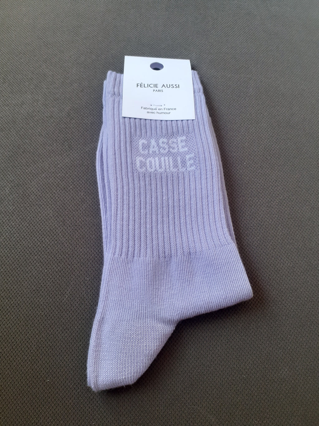 Chaussettes - CASSE COUILLE - mauve 36/40