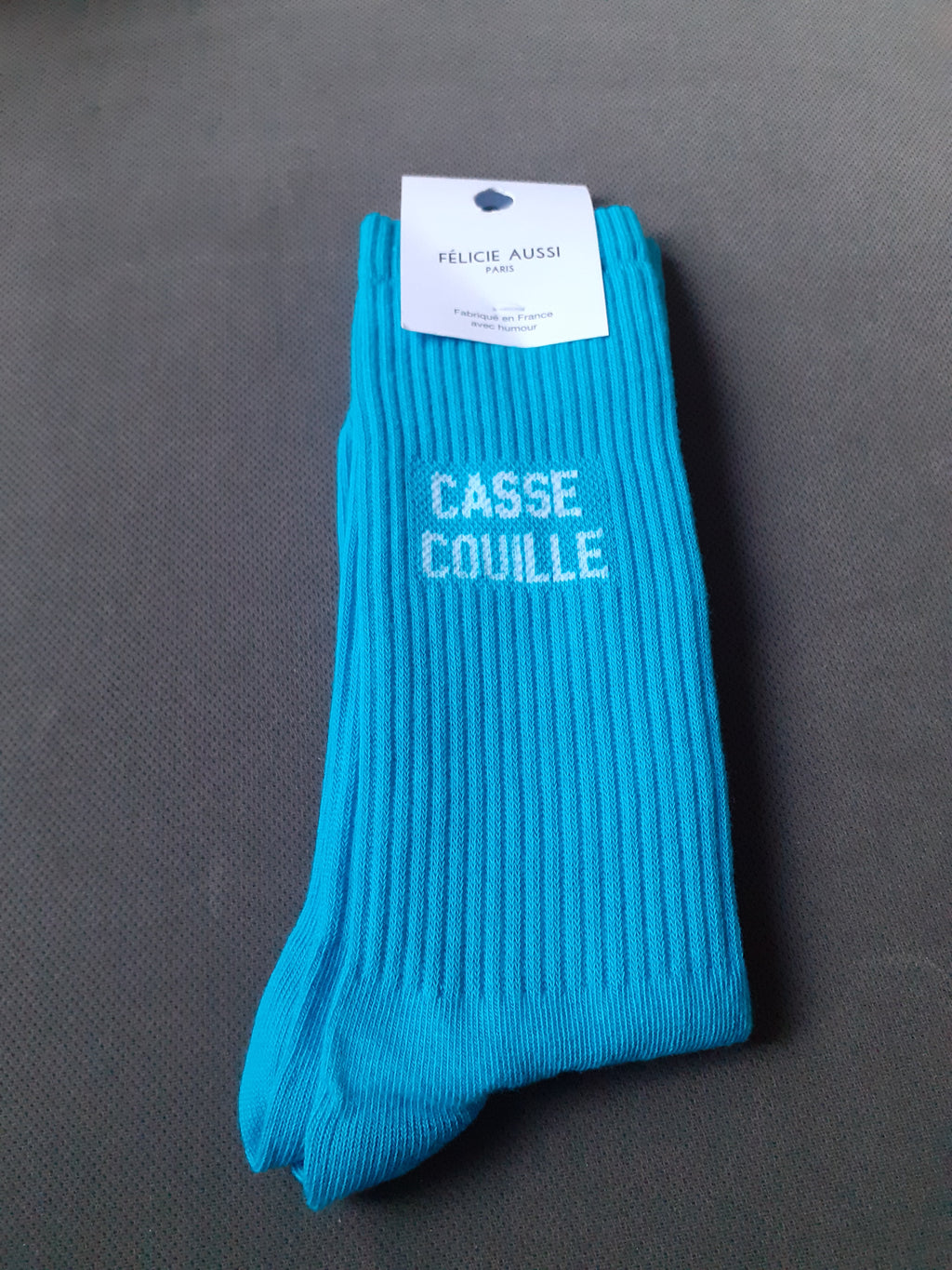 Chaussettes - CASSE COUILLE - turquoise 40/45