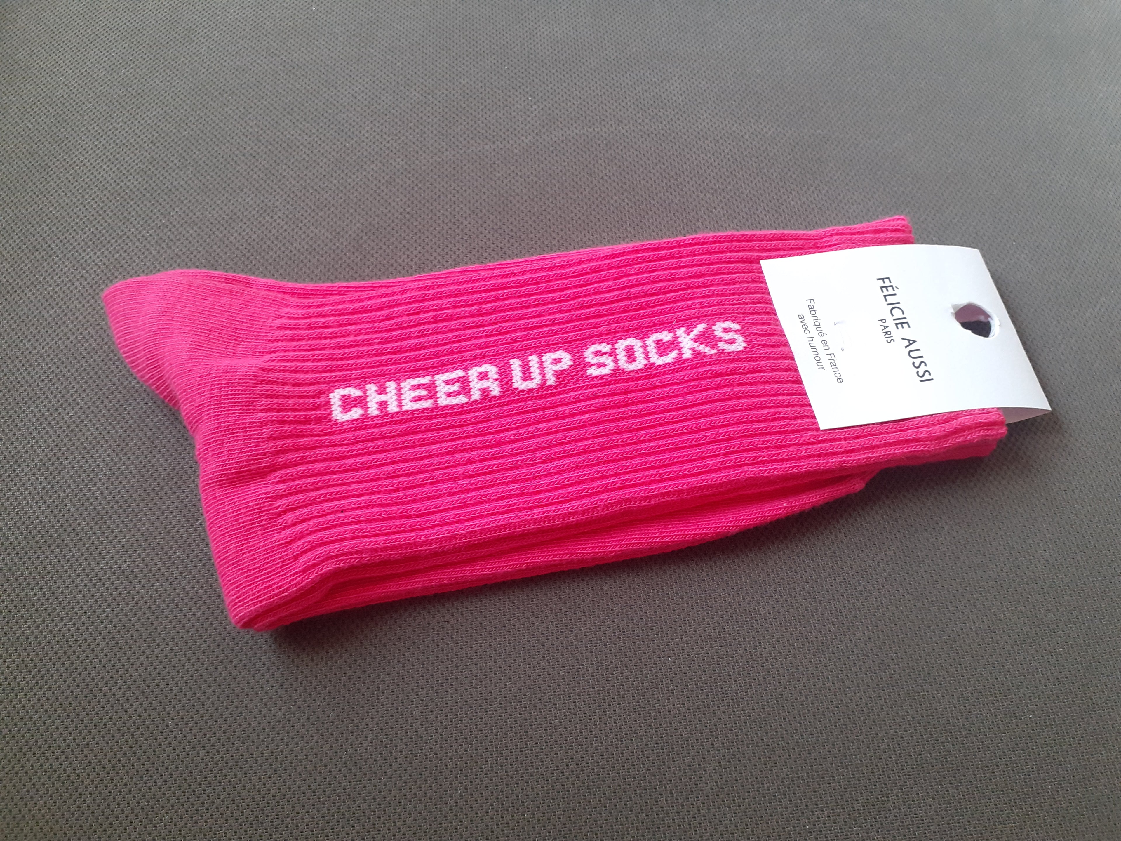 Chaussettes - CHEER UP SOCKS - fuchsia 36/40