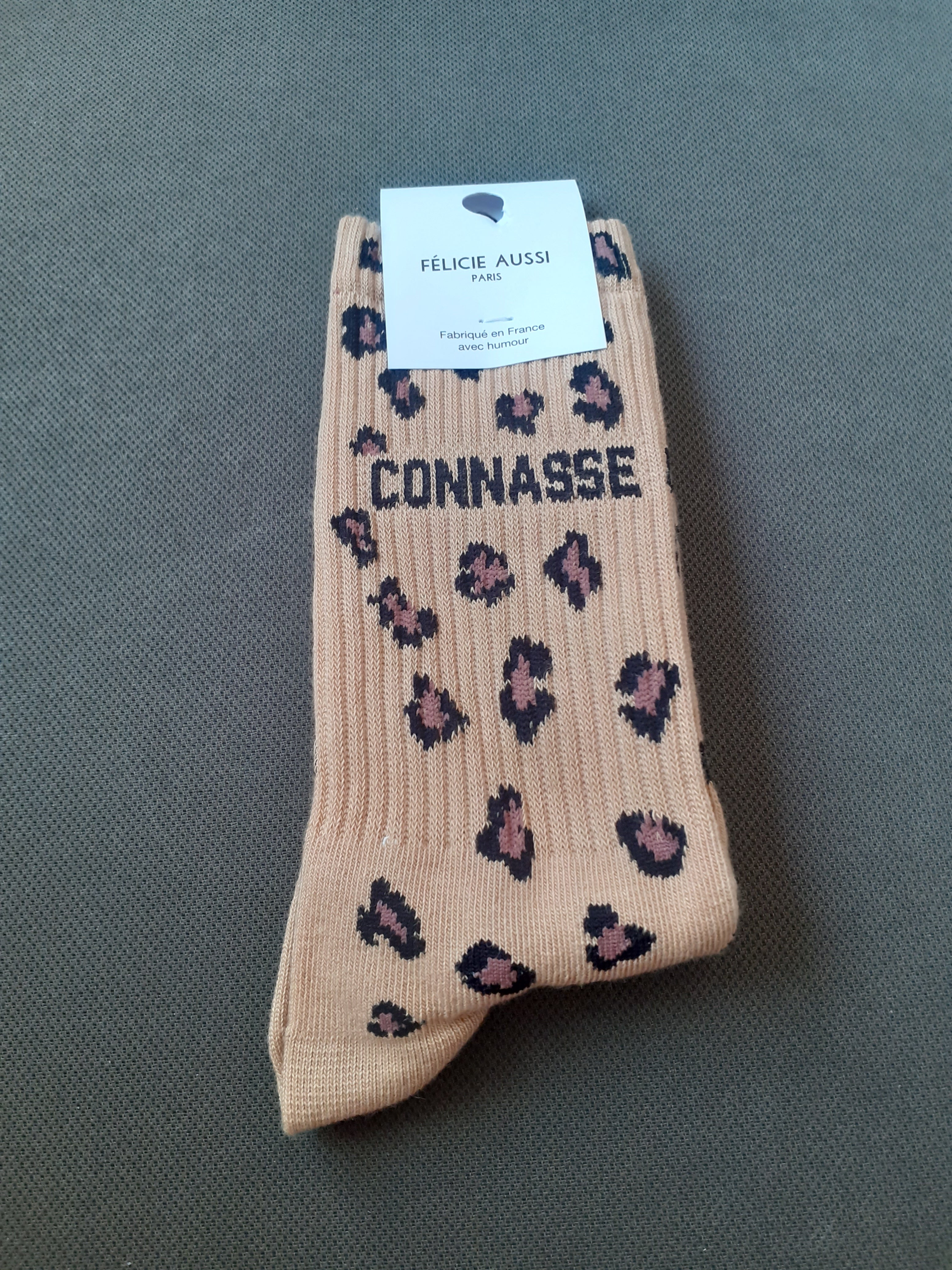 Chaussettes - CONNASSE - léopard 36/40