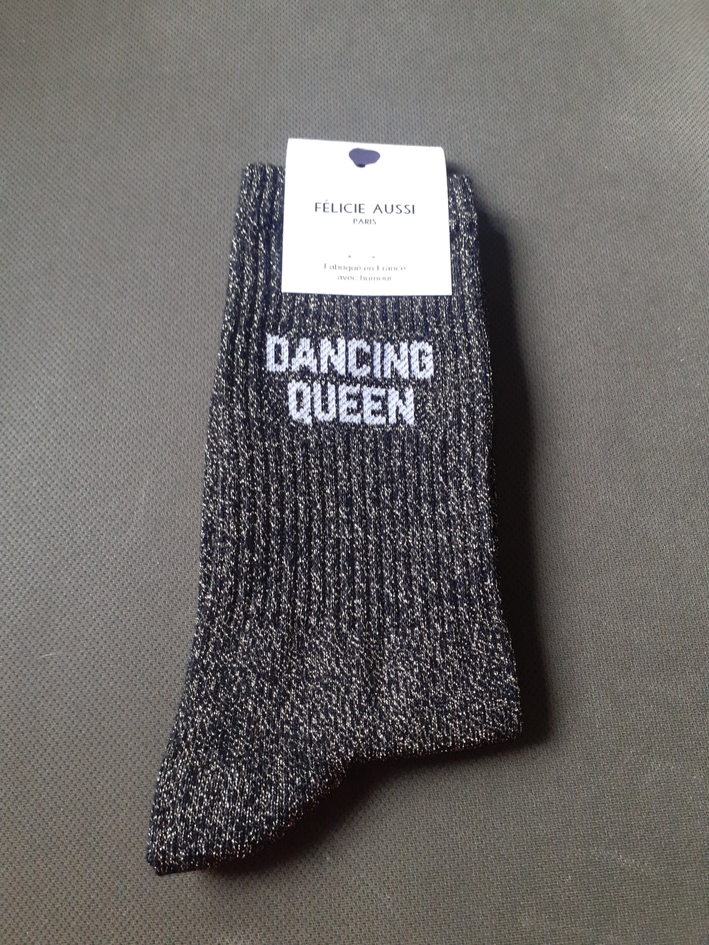 Sparkly socks - Dancing Queen - black 36/40