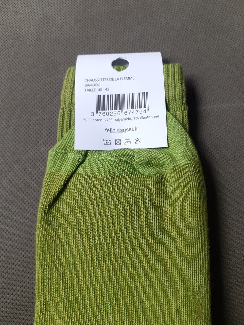 Chaussettes - De La FLEMME - bambou 40/45