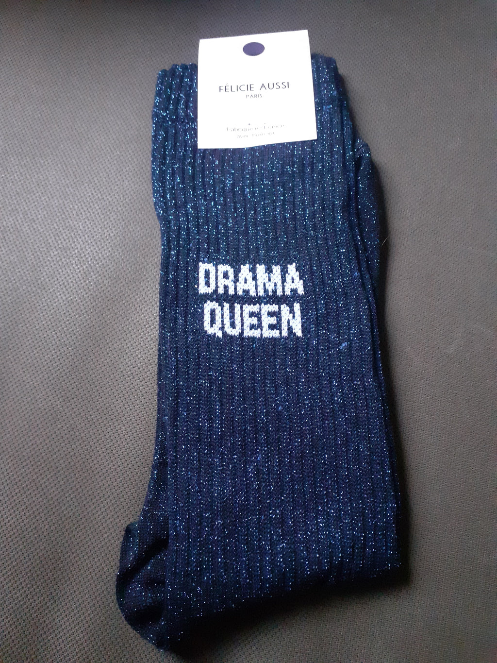 Glitter socks - Drama Queen - galaxy 40/45
