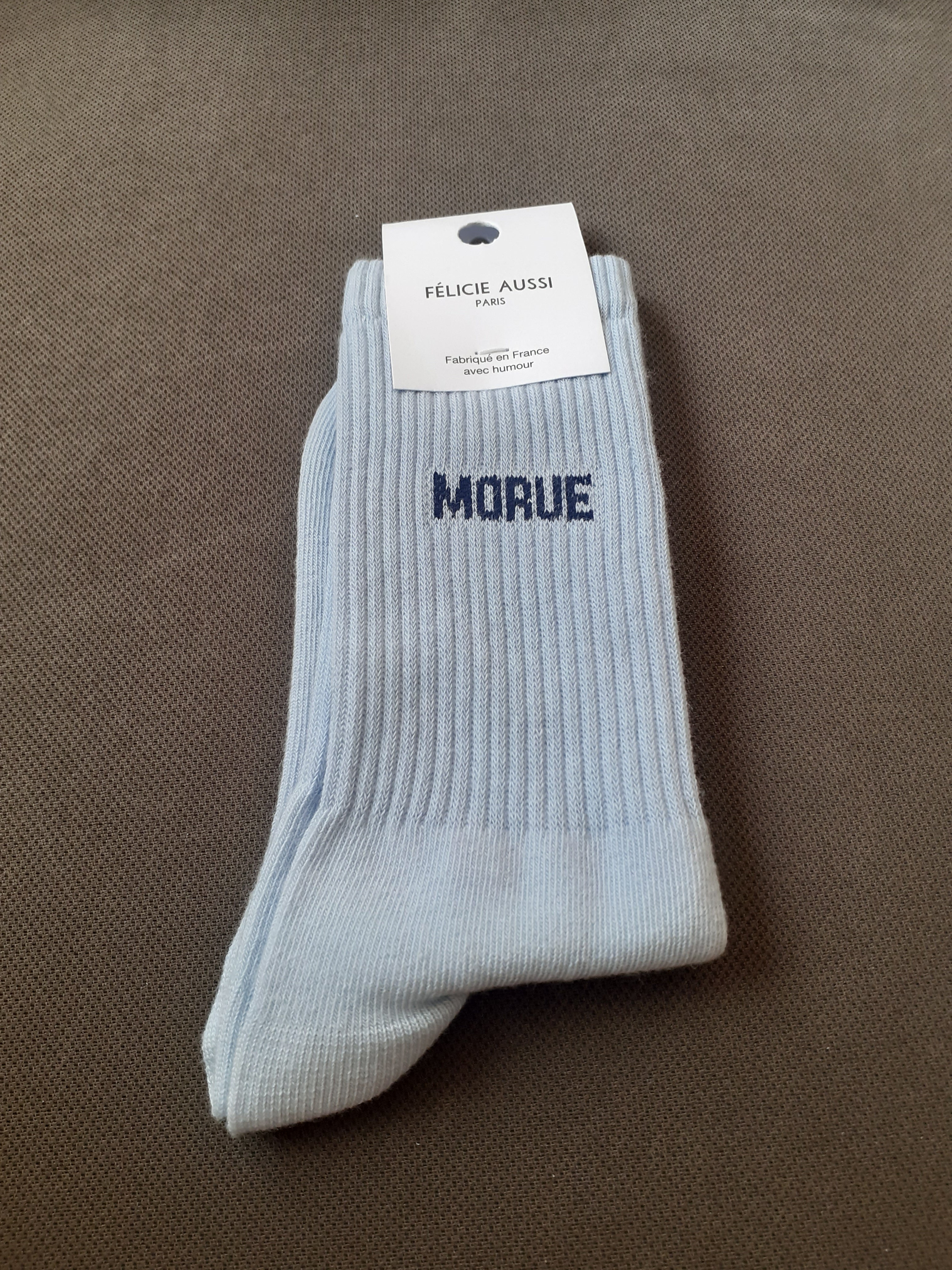 Chaussettes - MORUE - bleu ciel 36/40