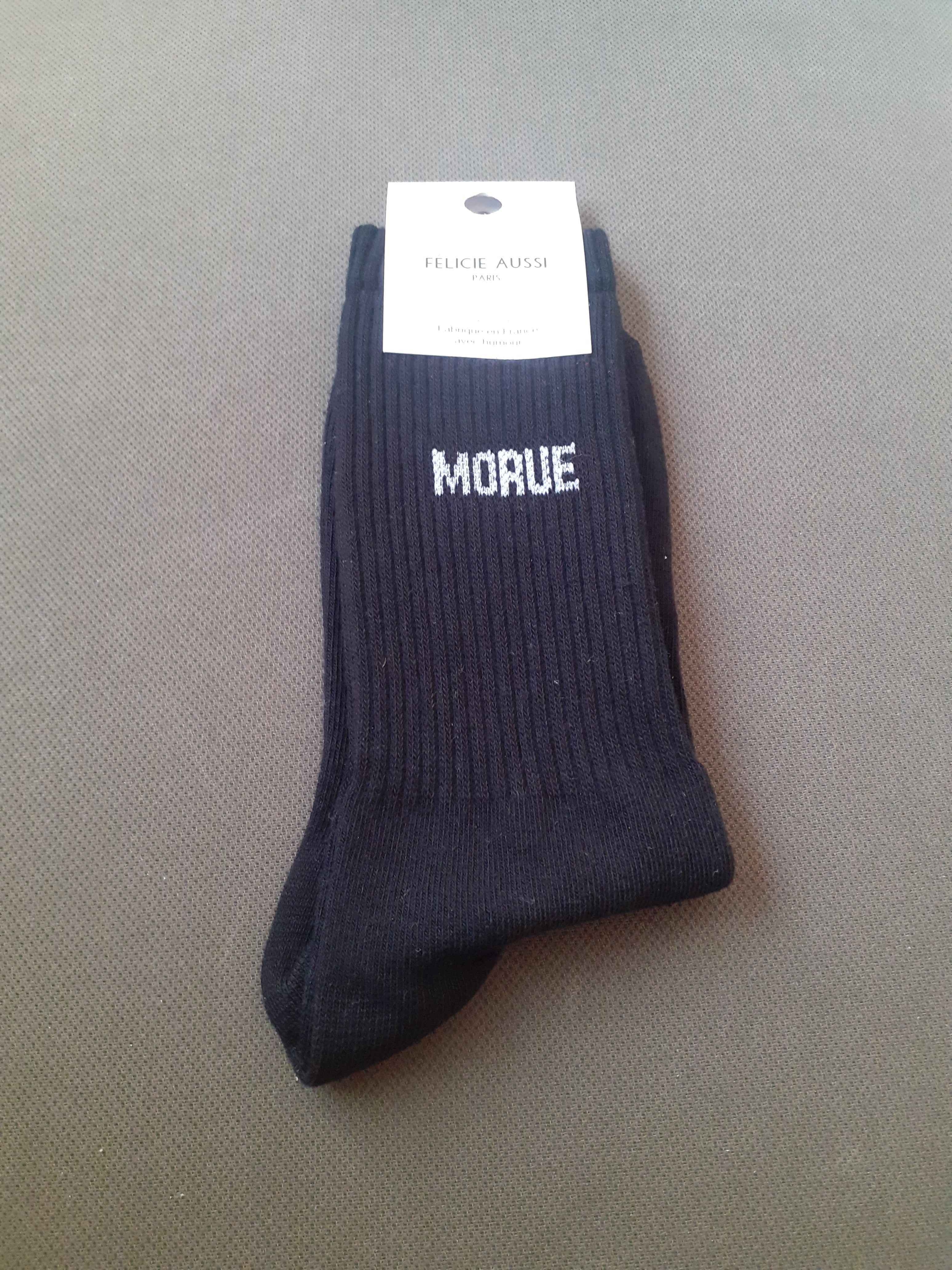 Chaussettes - MORUE - noire 36/40
