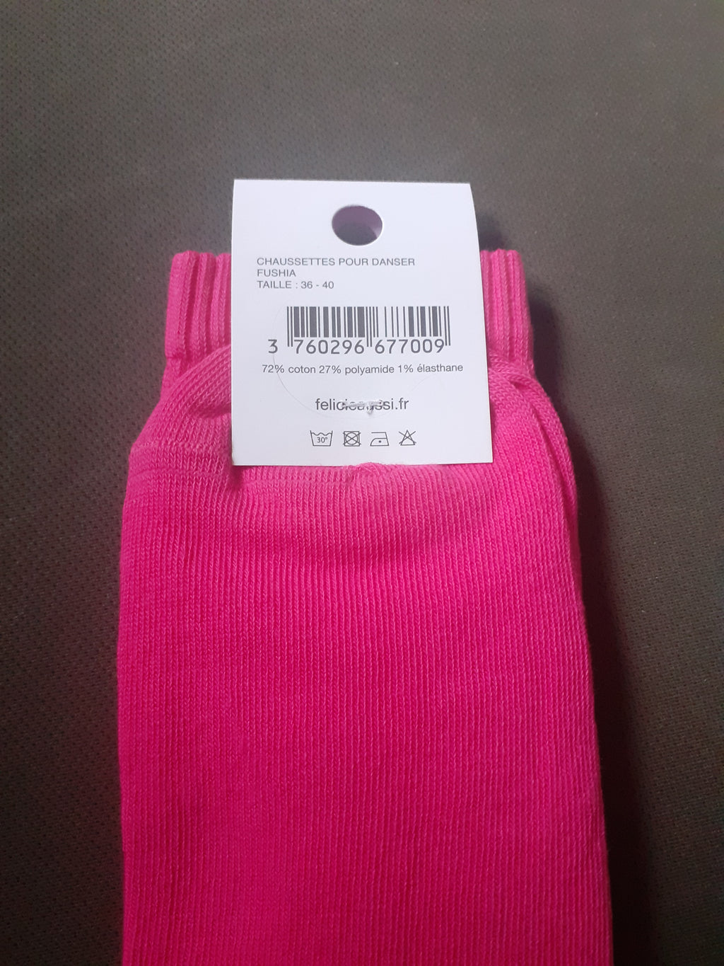 Socks - FOR DANCING - fuchsia 36/40