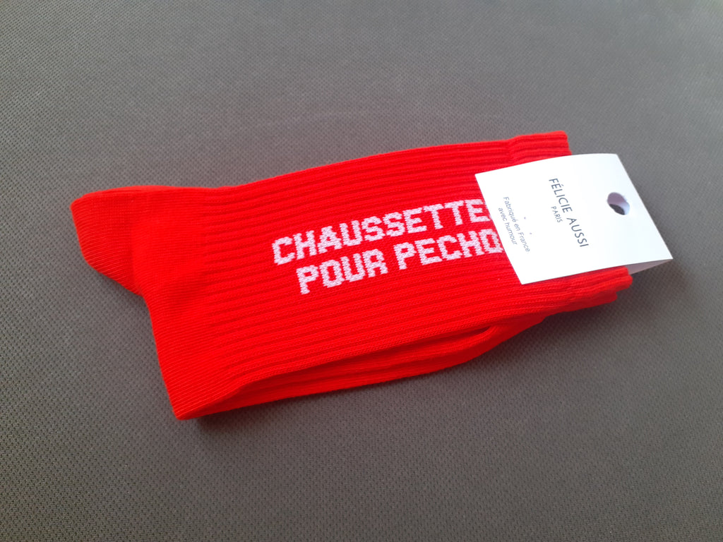 Chaussettes - PECHO - rouge 36/40
