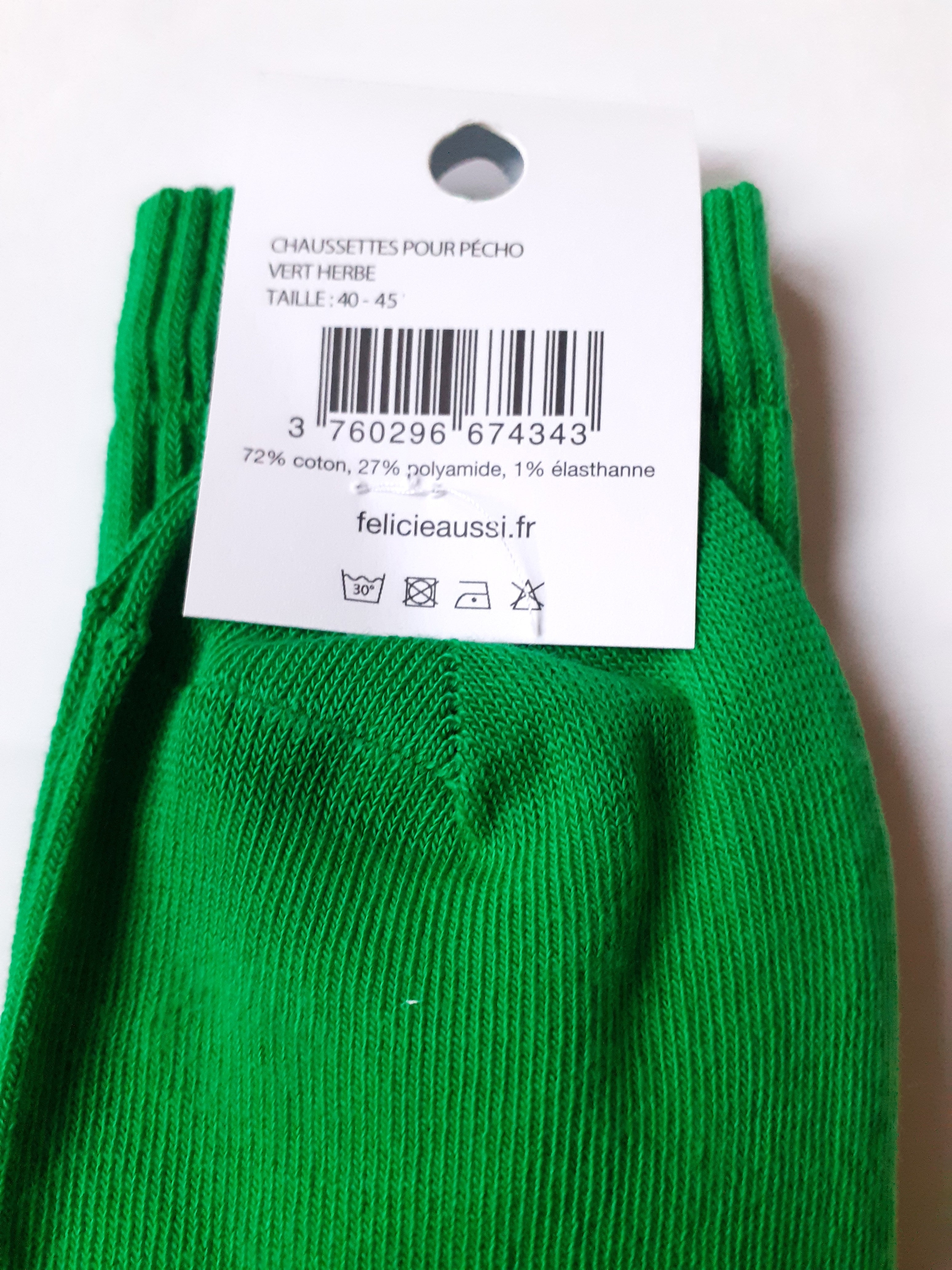 Chaussettes - PECHO - vert 40/45