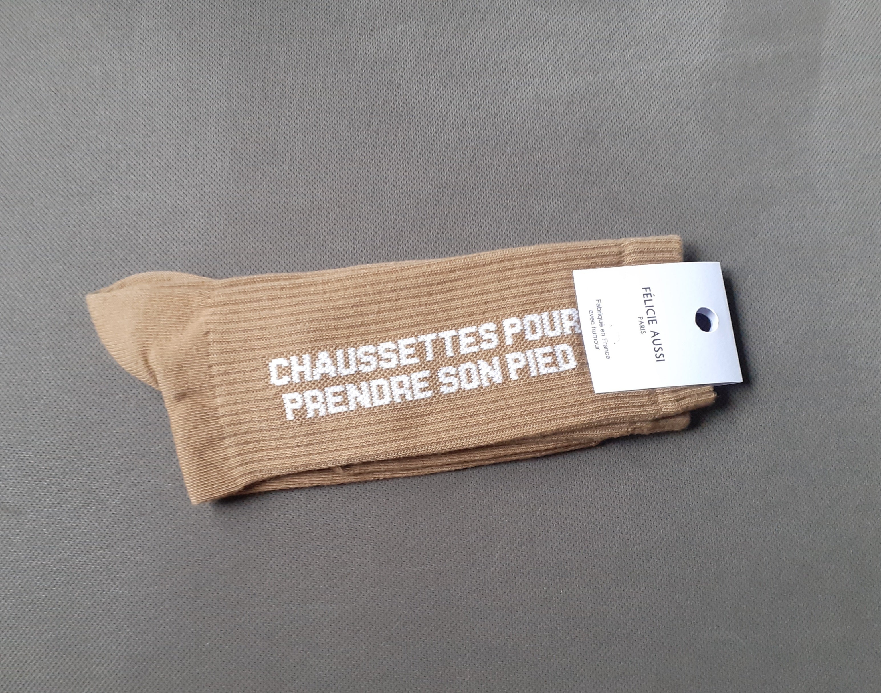 Chaussettes - Pour Prendre Son Pied - chêne 40/45