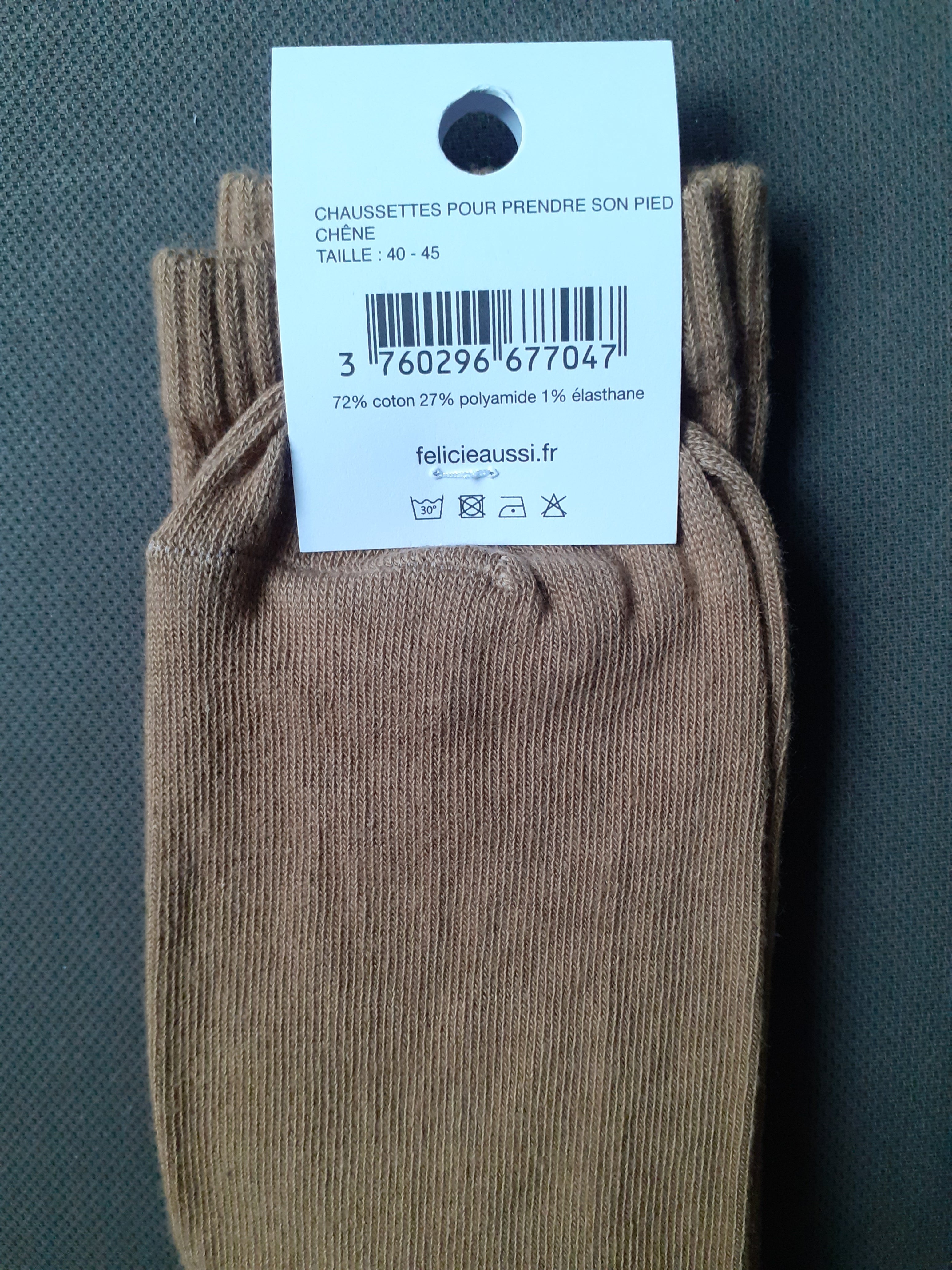 Chaussettes - Pour Prendre Son Pied - chêne 40/45