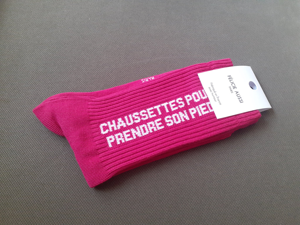 Socks - For Kicks - raspberry 36/40