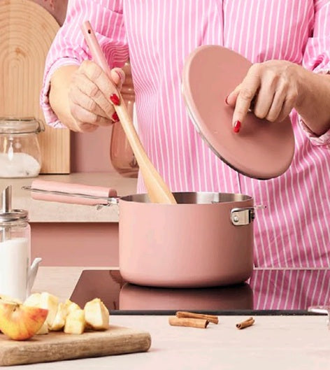 La Merveilleuse casserole en INOX – 16cm – Guimauve