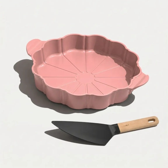 Cookut plat à tarte rose guimauve