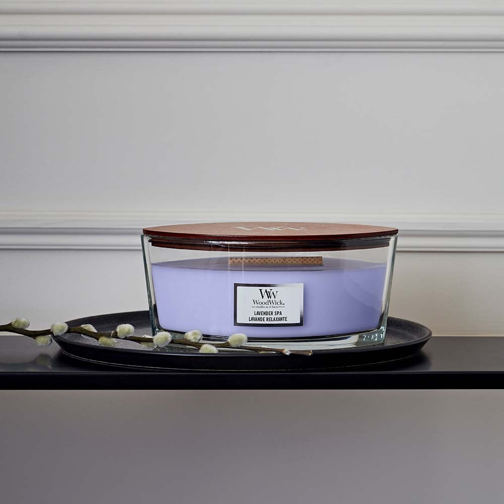 Woodwick Ellipse Lavender Spa 453g