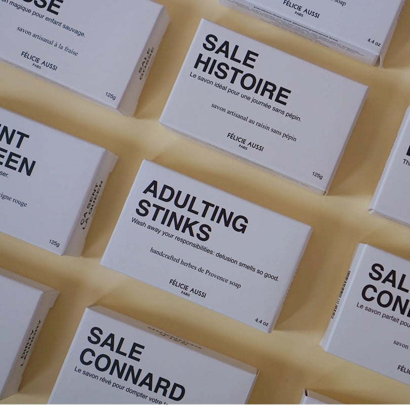 Félicie Aussi - SAVON 125 gr - SALE HISTOIRE