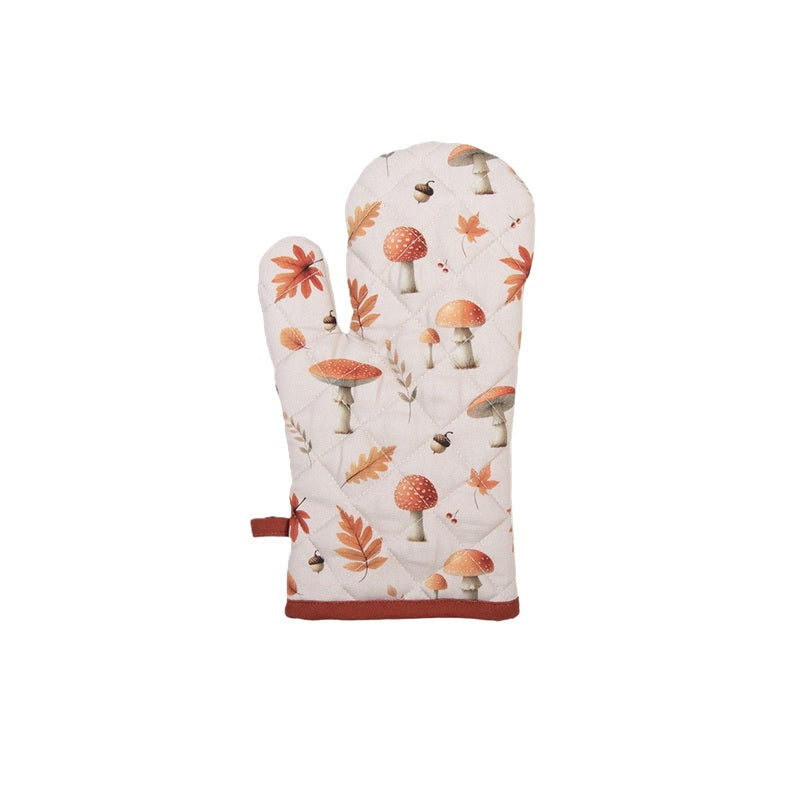 Clayre & Eef gant de cuisine champignons & feuilles